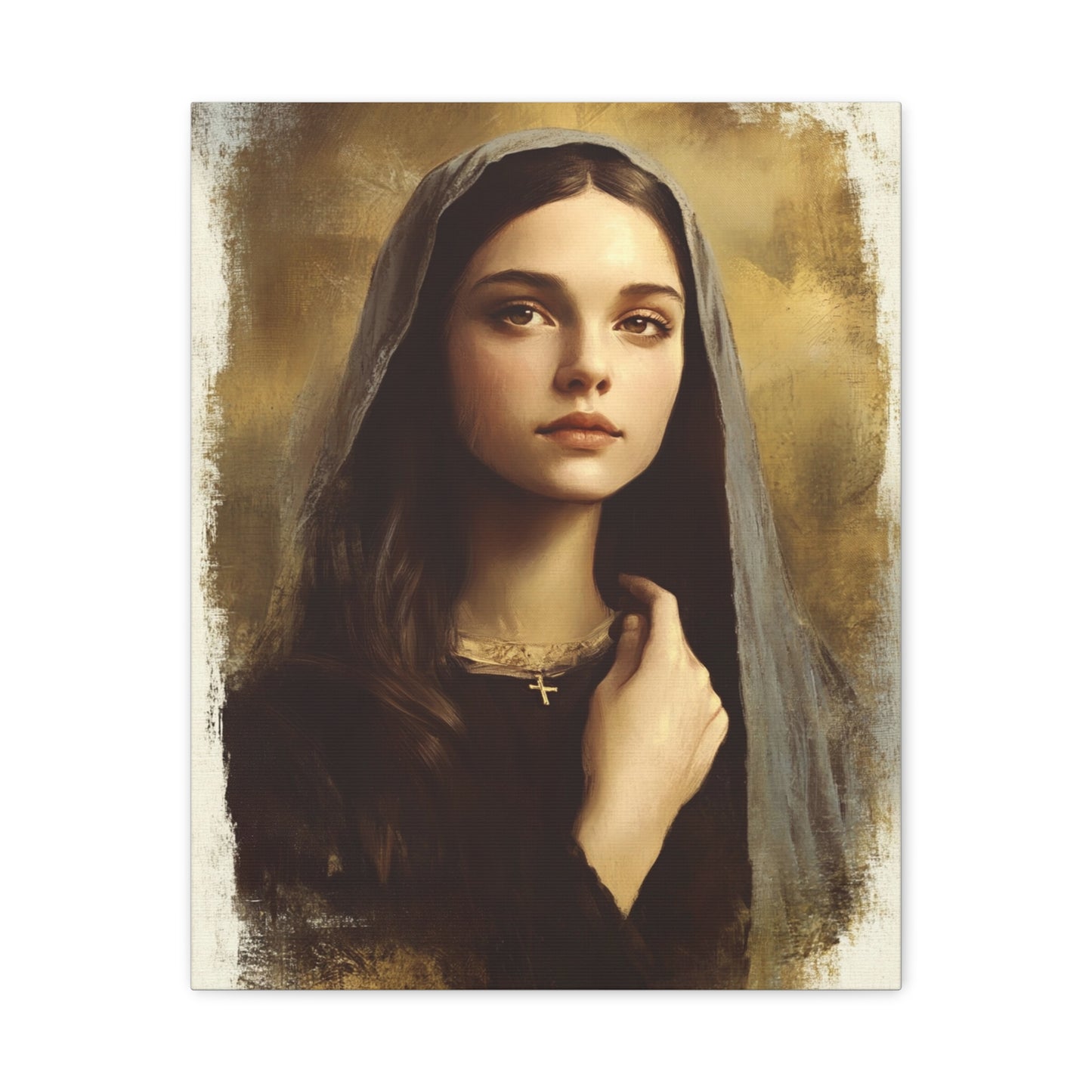 St. Clelia Barbieri Catholic Canvas Wall Art, Christian Decor