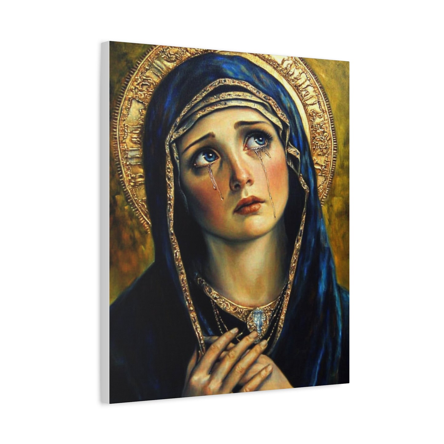Ready to Hang - Our Lady of Sorrows Catholic Canvas Wall Art, Christian Decor