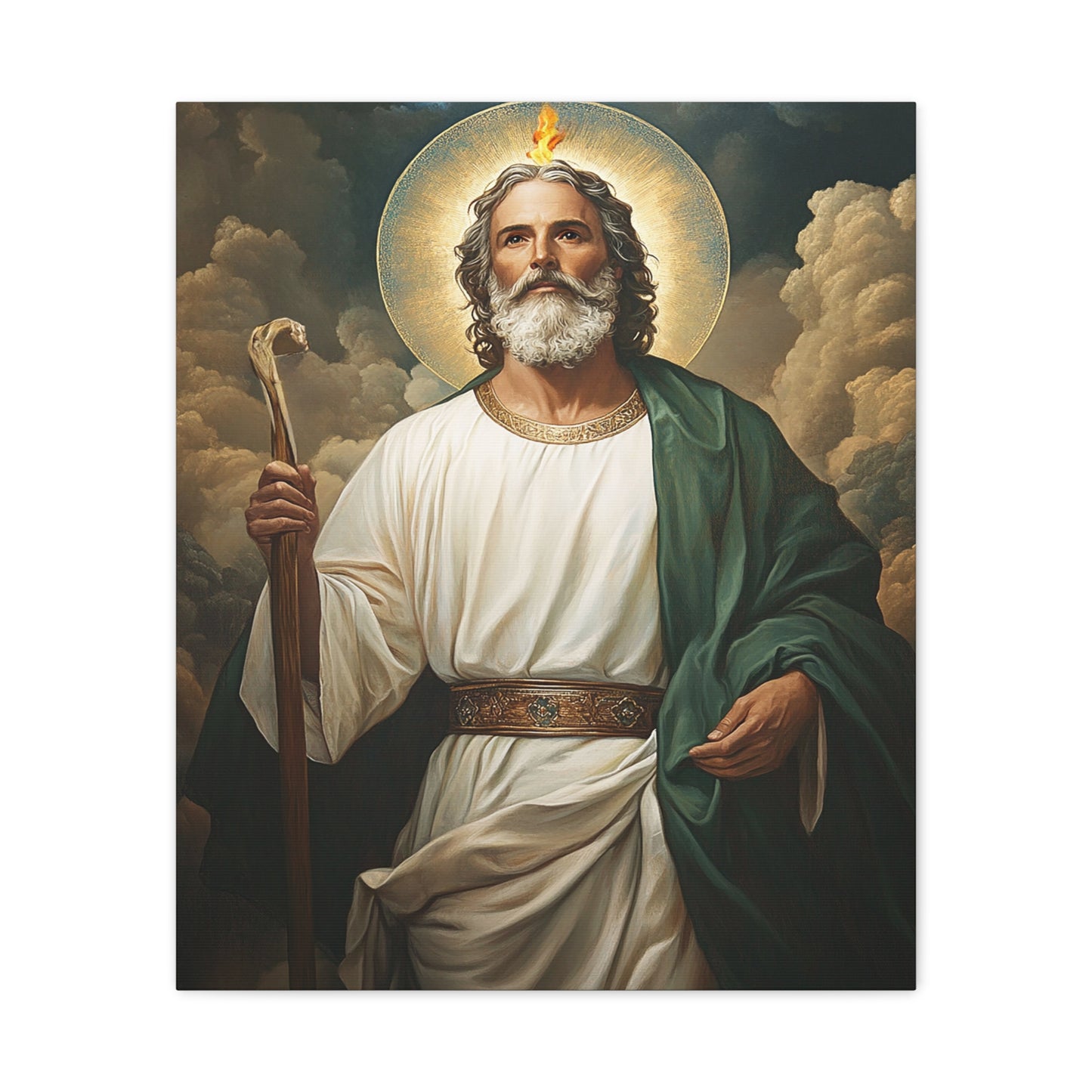 St. Jude Thaddeus Catholic Canvas Wall Art, Christian Decor