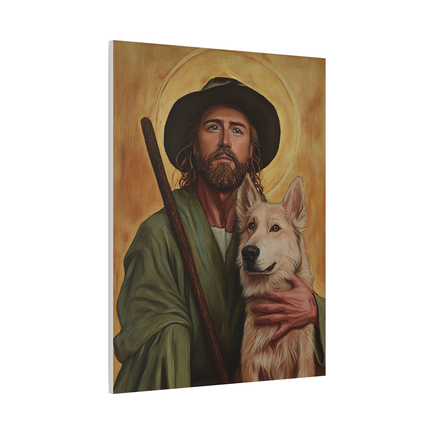 Ready To Hang - St. Roch Catholic Canvas Wall Art, Christian Decor