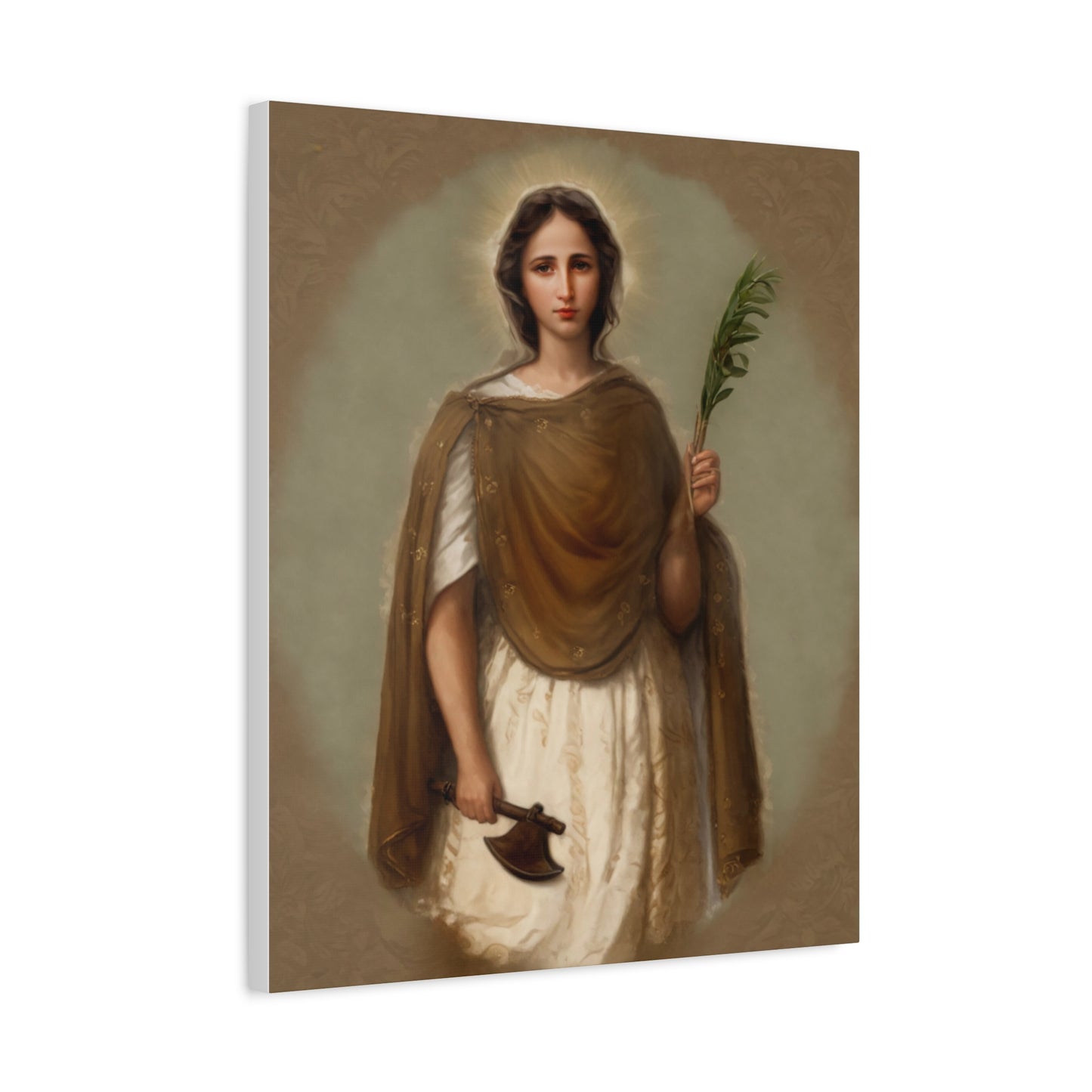 St. Engracia Catholic Canvas Wall Art, Christian Decor