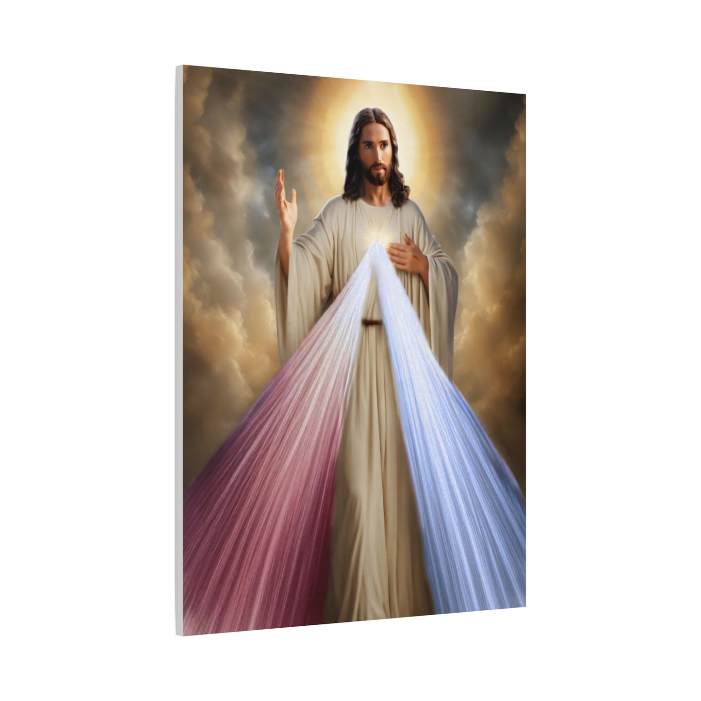 Jesus Divine Mercy Catholic Canvas Wall Art, Christian Decor