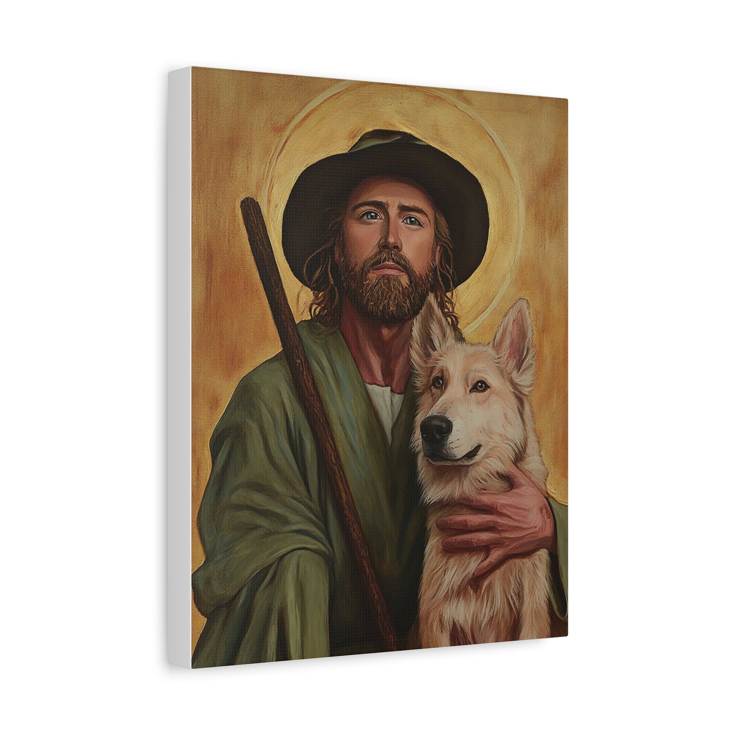 Ready To Hang - St. Roch Catholic Canvas Wall Art, Christian Decor
