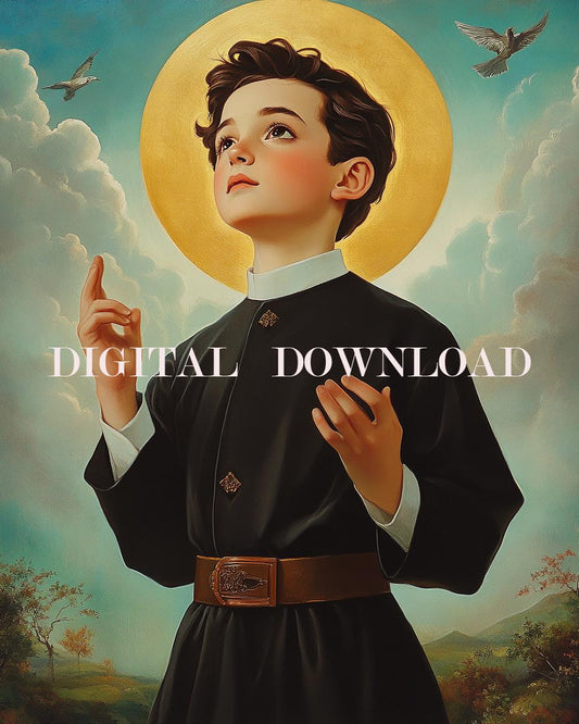 St Dominic Savio Art Digital Image image 0