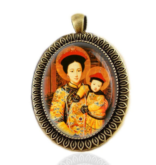 Our Lady of Deliverance Medal China Virgin Mary of China Catholic Pendant Jewelry