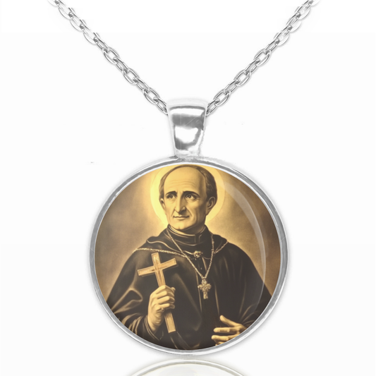 St. Vincent Strambi Necklace Catholic Saint Pendant Medal image 0