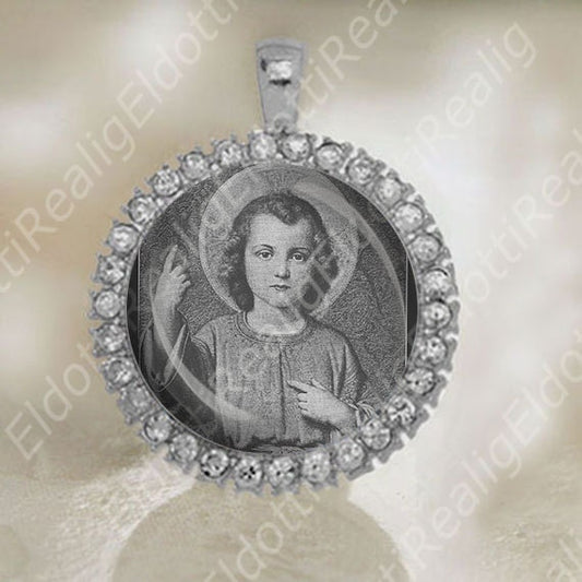 The Child Jesus Christ by Franz Ittenbach Christian Catholic Medal Religious