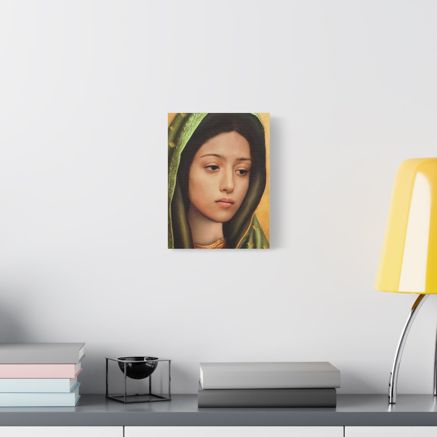 Our Lady of Guadalupe Mary Catholic Canvas Wall Art, Christian Decor