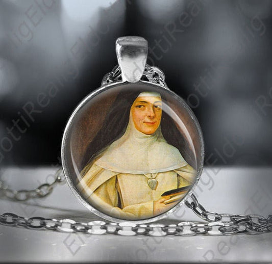 St. Mary Euphrasia Pelletier Catholic Christian Medal Pendant Patron Saint Marie Religious Jewelry