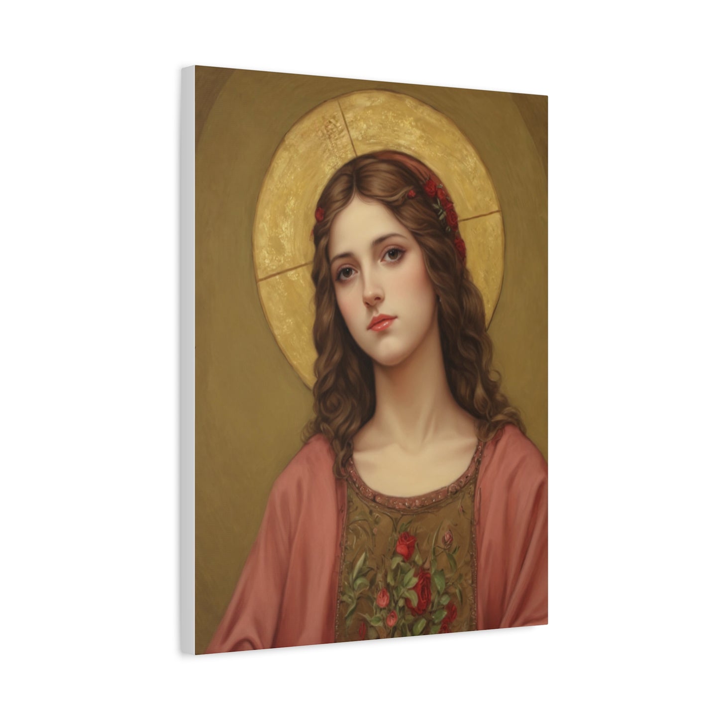 St. Eulalia of Merida Catholic Canvas Wall Art, Christian Decor