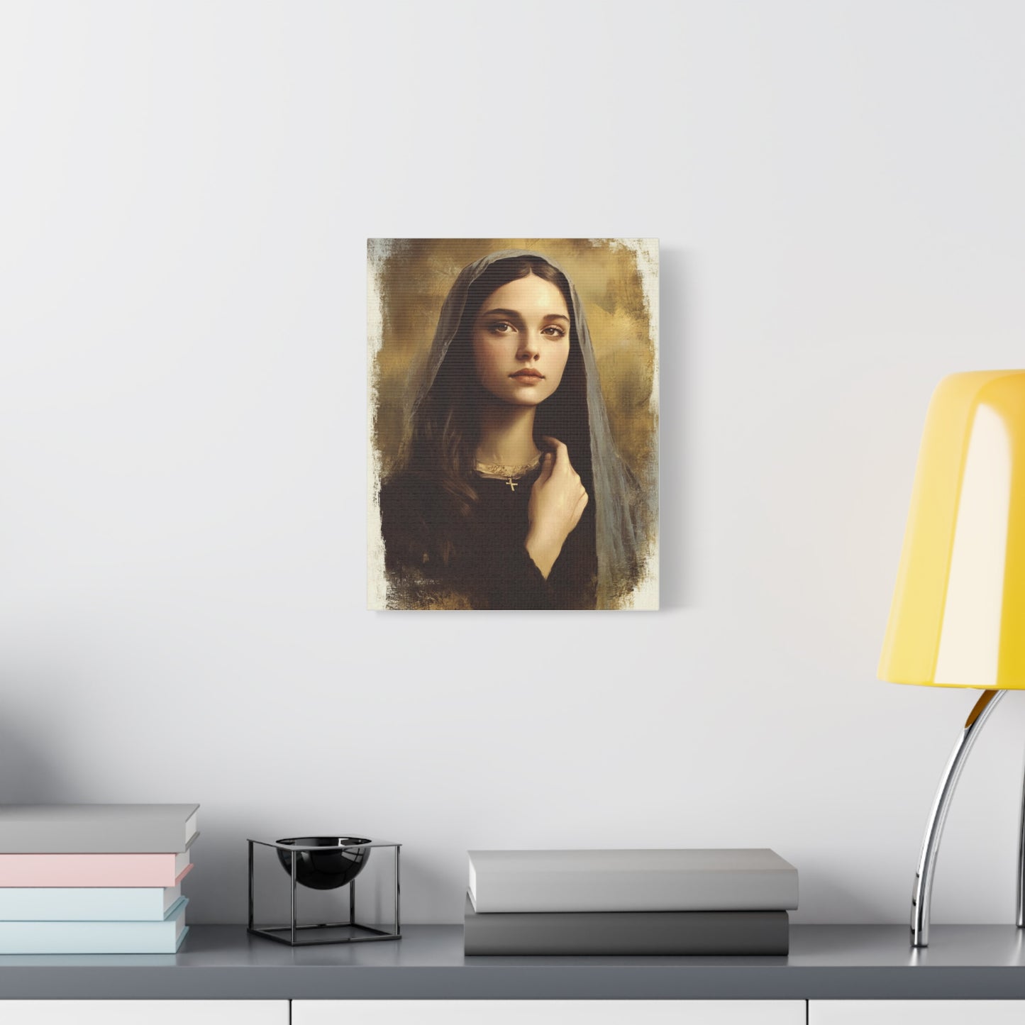 St. Clelia Barbieri Catholic Canvas Wall Art, Christian Decor