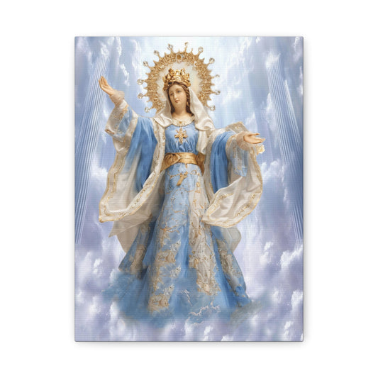 Our Lady of Assumption Bulakan Canvas Print, Catholic Decor Wall, Gift Religious Christian