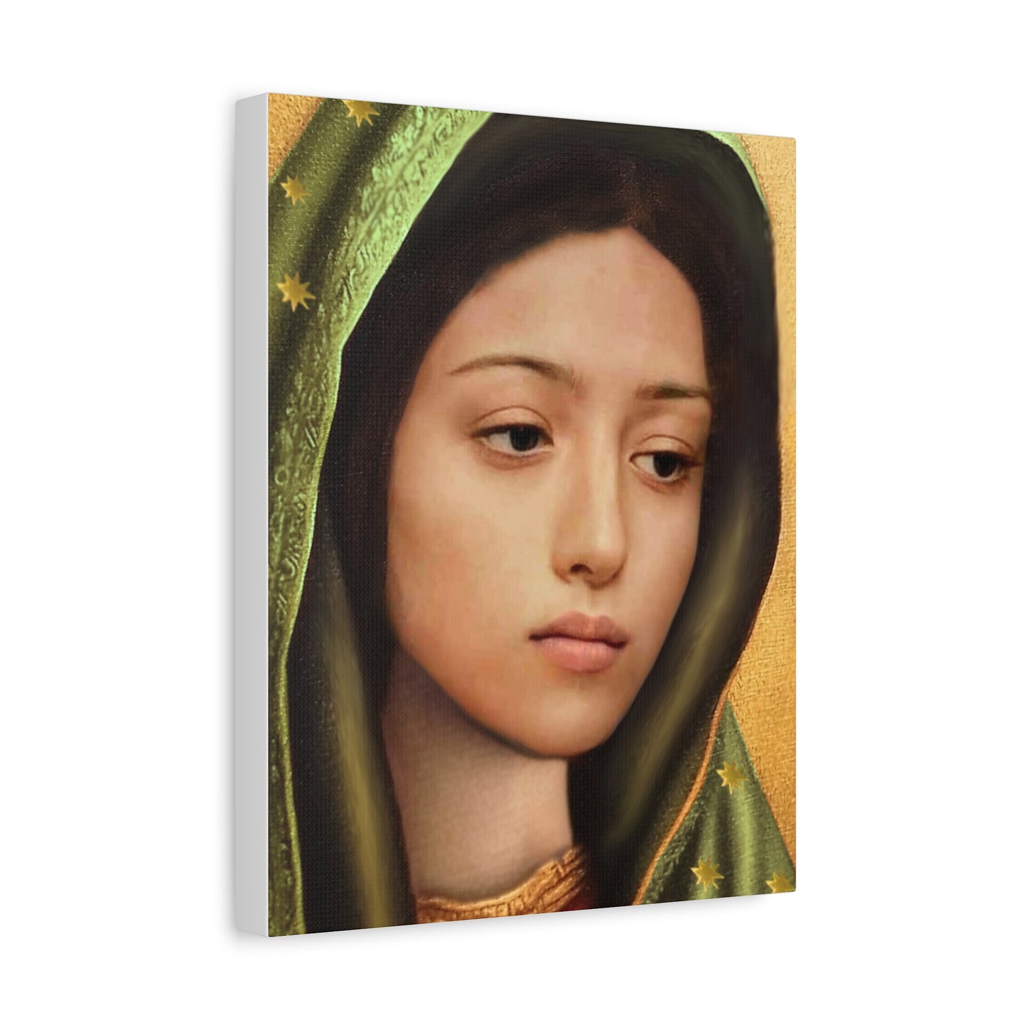 Our Lady of Guadalupe Mary Catholic Canvas Wall Art, Christian Decor