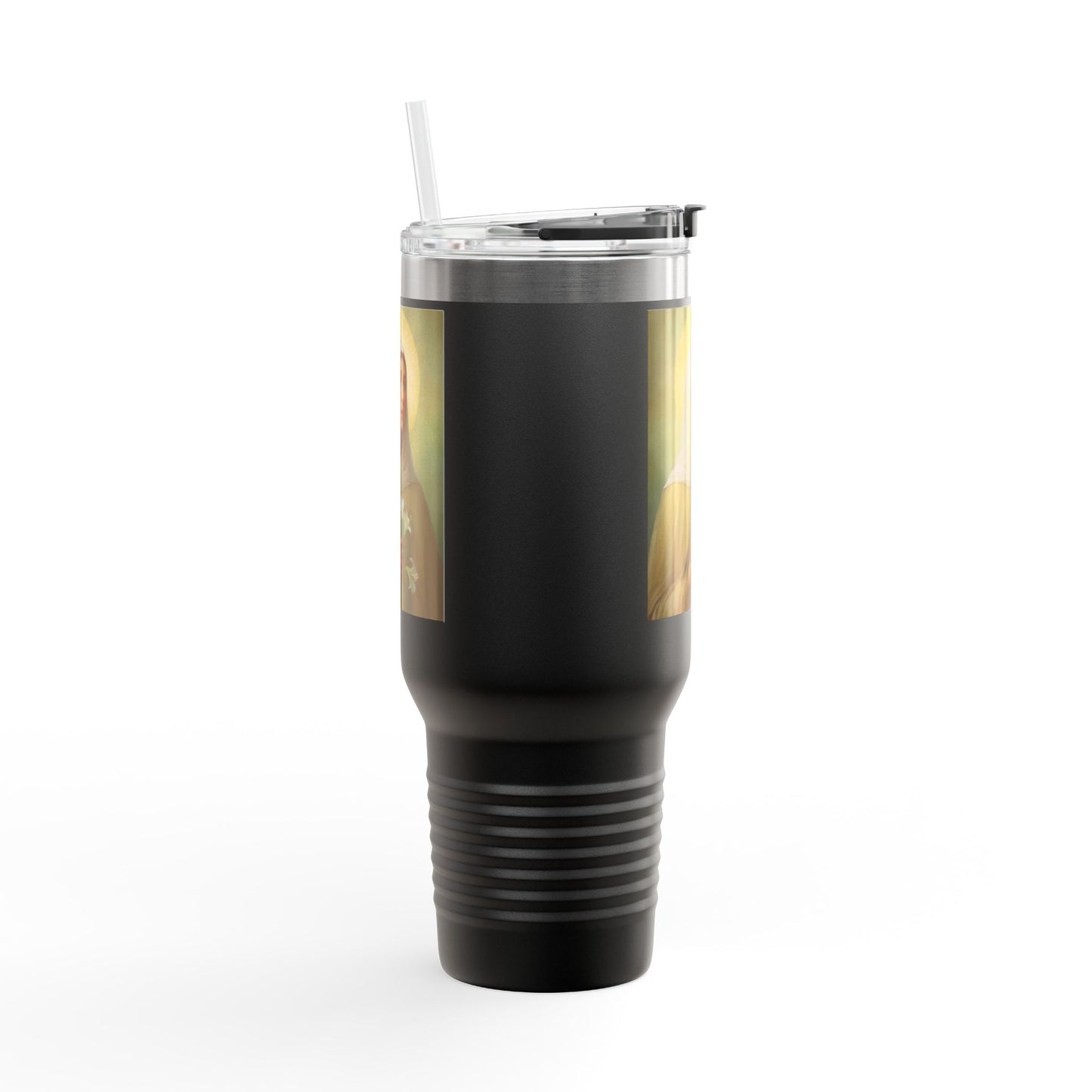 St.Ada Insulated Travel Mug - Perfect for Nature Lovers, Faith, Spiritual Gifts 40oz