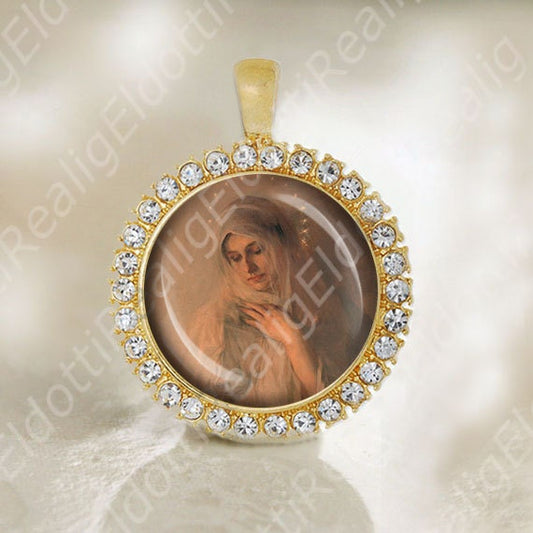Devotion to Mary by Herman Richir Medal Catholic Saint Religious Jewelry Art