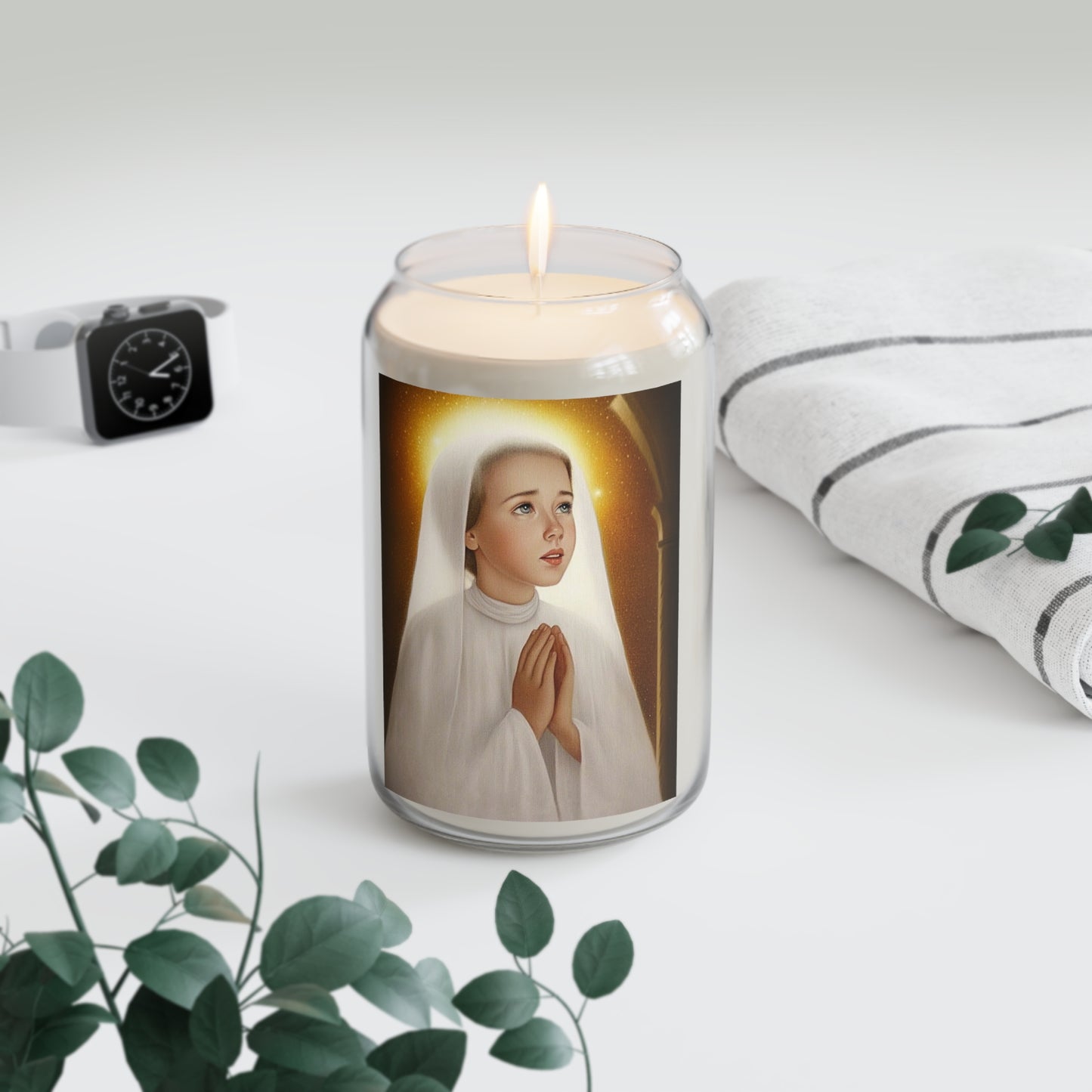 Blessed Imelda Lambertini Catholic Serenity Scented Candle, 13.75oz | Relaxation Gift, Home Decor, Calm Atmosphere, Religious Decor