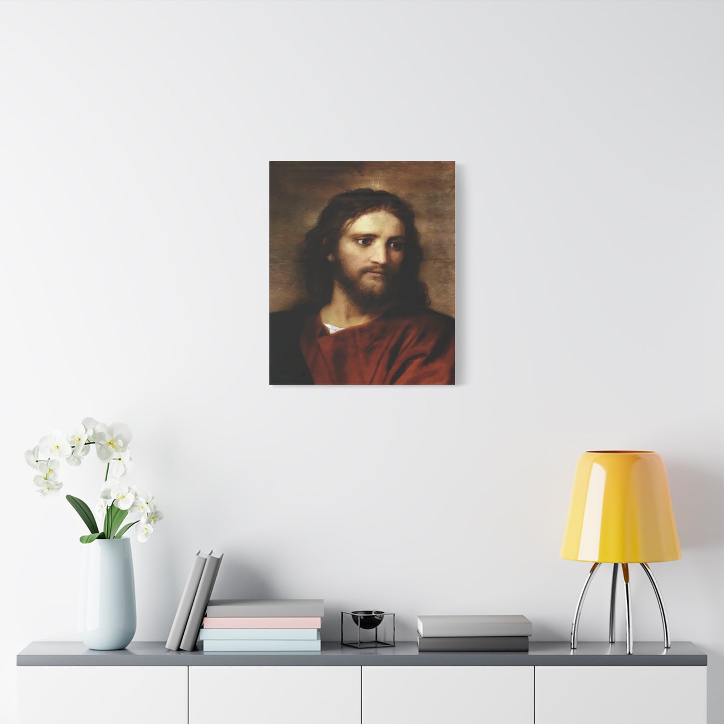 Ready to Hang - Christ at Thirty Three - Hofmann - Catholic Canvas Wall Art, Christian Decor