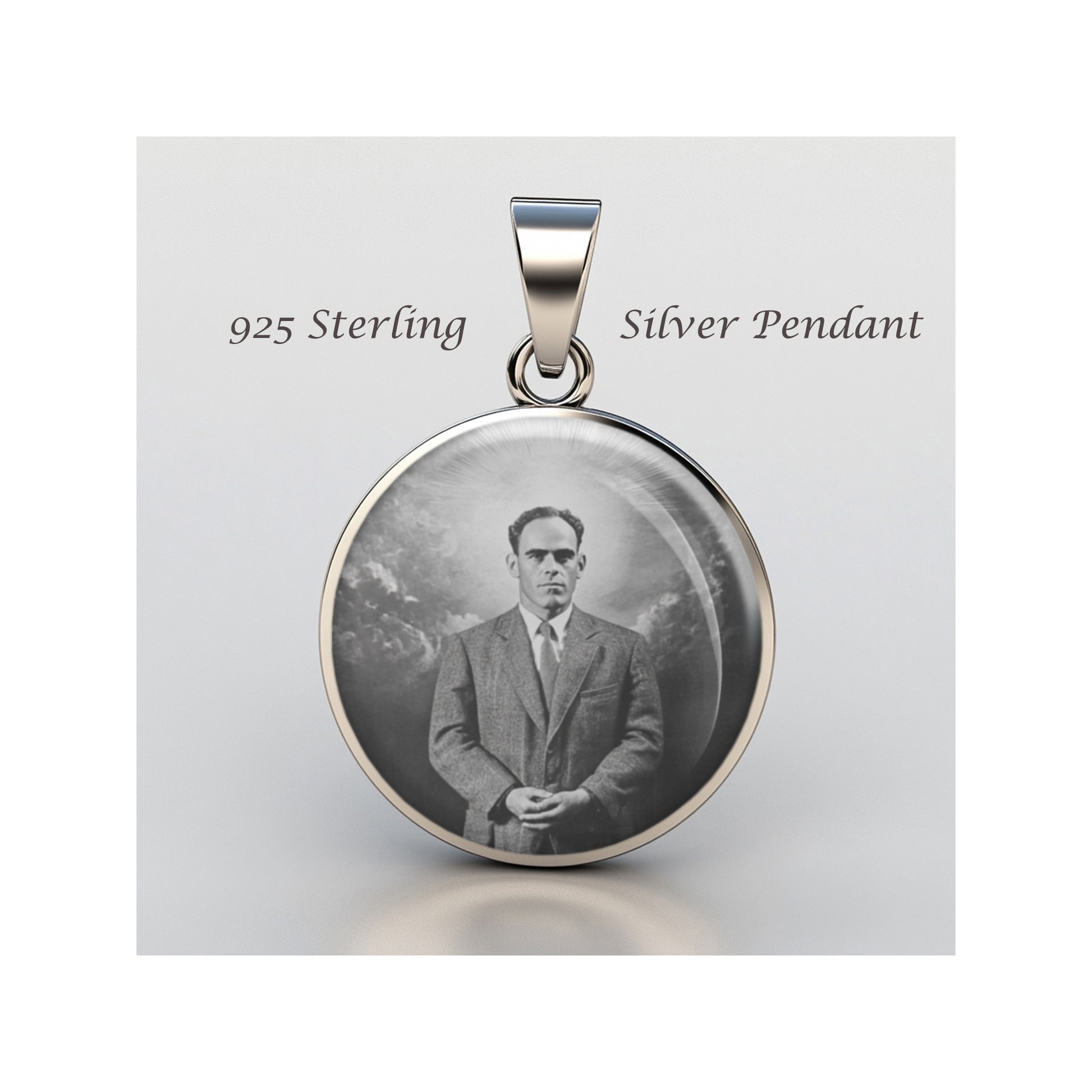 Saint Franz Jagerstatter Blessed Catholic sterling silver 925 Christian Medal image 0