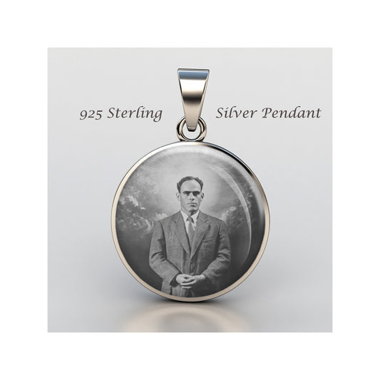 Saint Franz Jagerstatter Blessed Catholic sterling silver 925 Christian Medal image 0