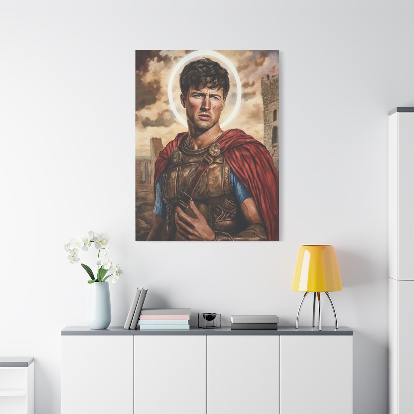 St. Expedite Catholic Canvas Wall Art, Christian Decor