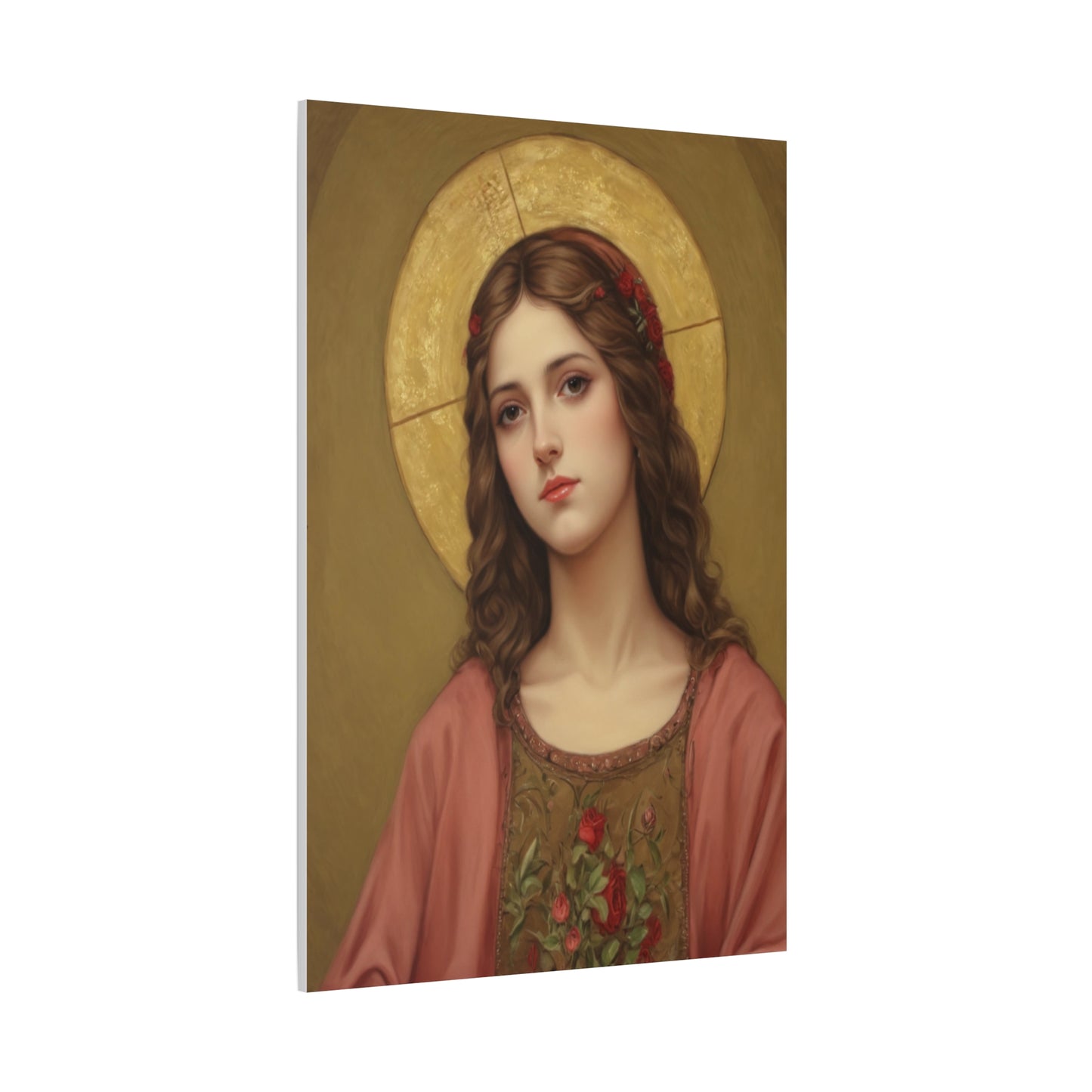 St. Eulalia of Merida Catholic Canvas Wall Art, Christian Decor