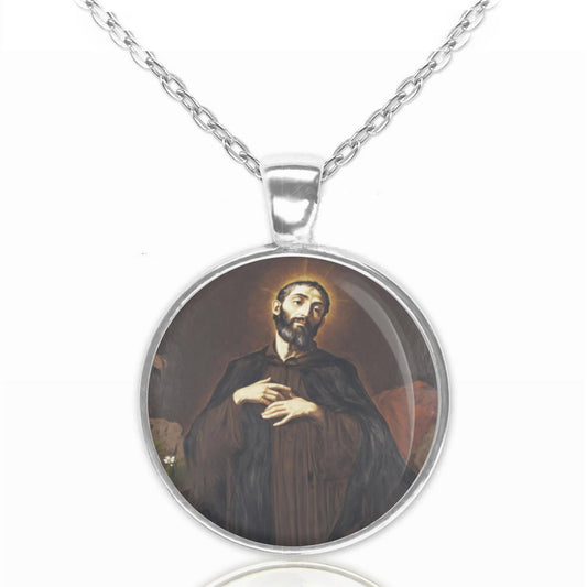 St. Jerome Emiliani Catholic Necklace Medal Pendant Christian Religious Jewelry