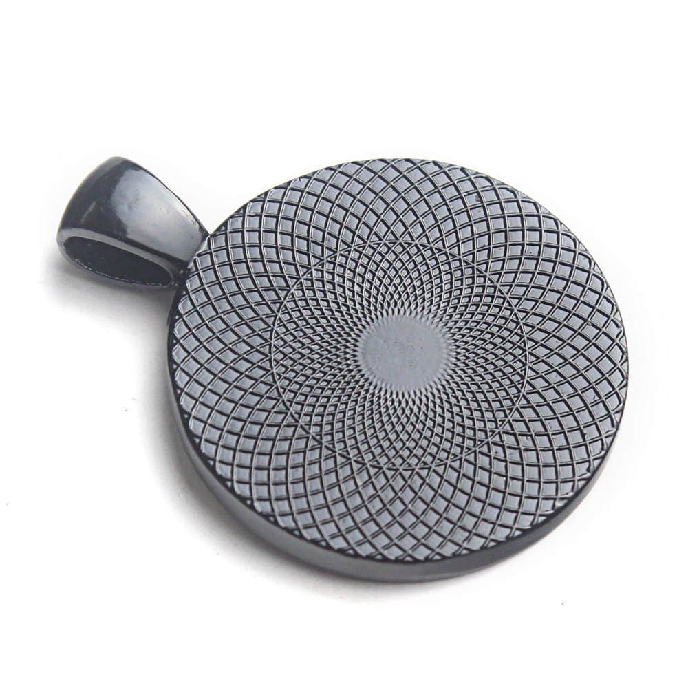 Madonna del Ghisallo Medallion Black Necklace Virgin Mary Catholic Medal Pendant Chain