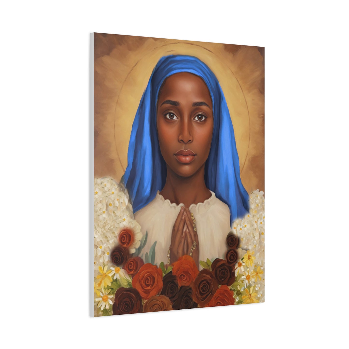 Our Lady of Kibeho Catholic Canvas Wall Art, Christian Decor
