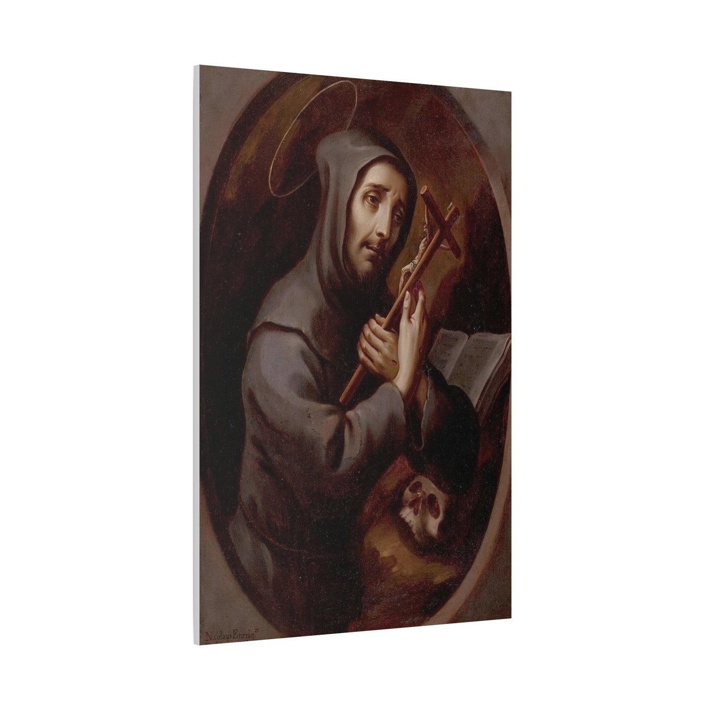 St Francis Catholic HQ Print on Canvas Ready To Hang - Virgin Mary Canvas