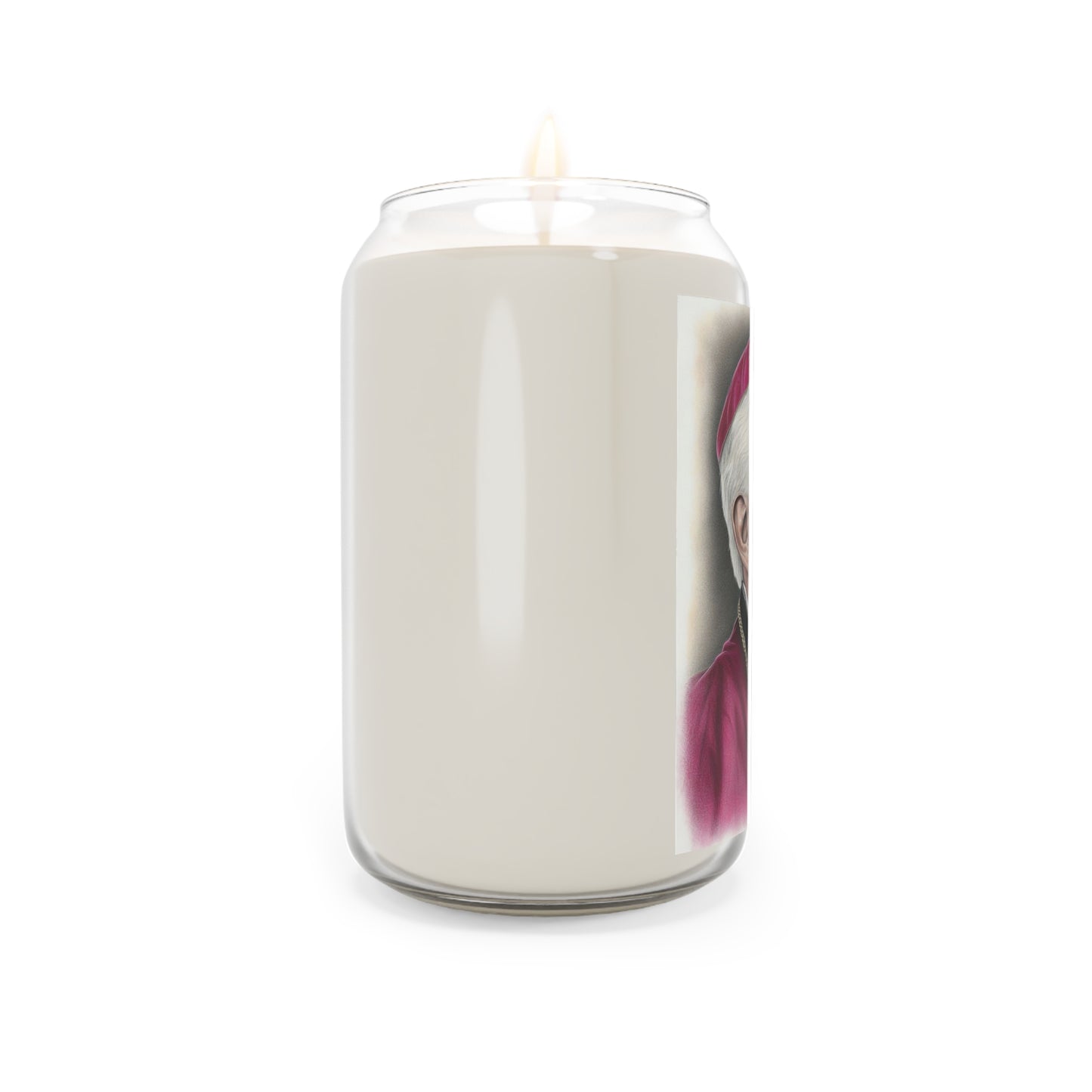 St. Bishop Fulton Sheen Catholic Serenity Scented Candle, 13.75oz | Relaxation Gift, Home Decor, Calm Atmosphere, Religious Decor