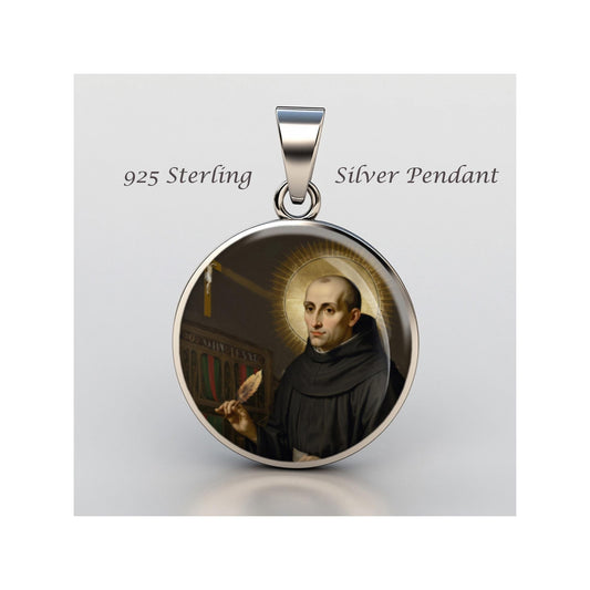 Saint Charles Of Sezze Religious Devotional sterling silver 925 Christian Medal Patron