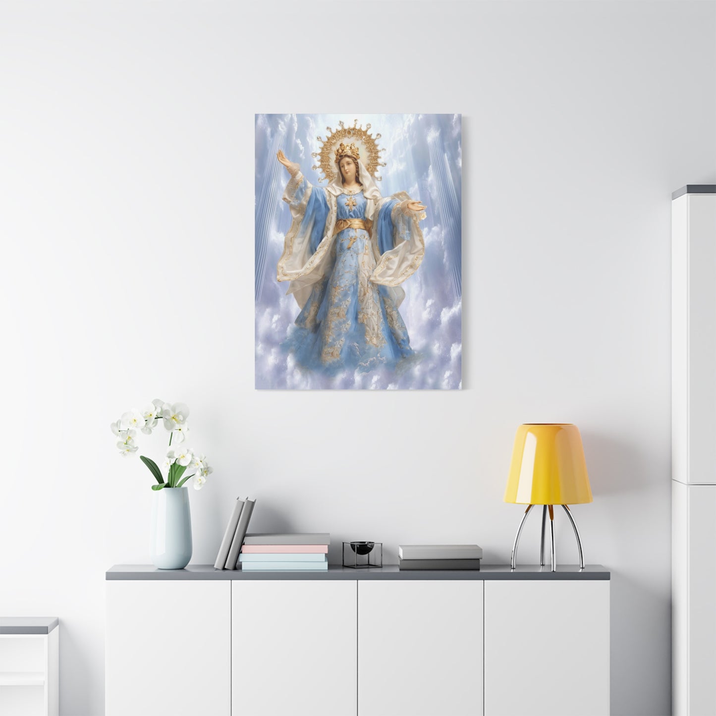 Our Lady of Assumption Bulakan Canvas Print, Catholic Decor Wall, Gift Religious Christian