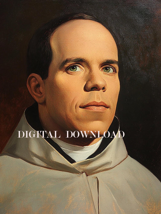 Blessed Francisco Palau Religious Catholic Print Art Digital Image image 0