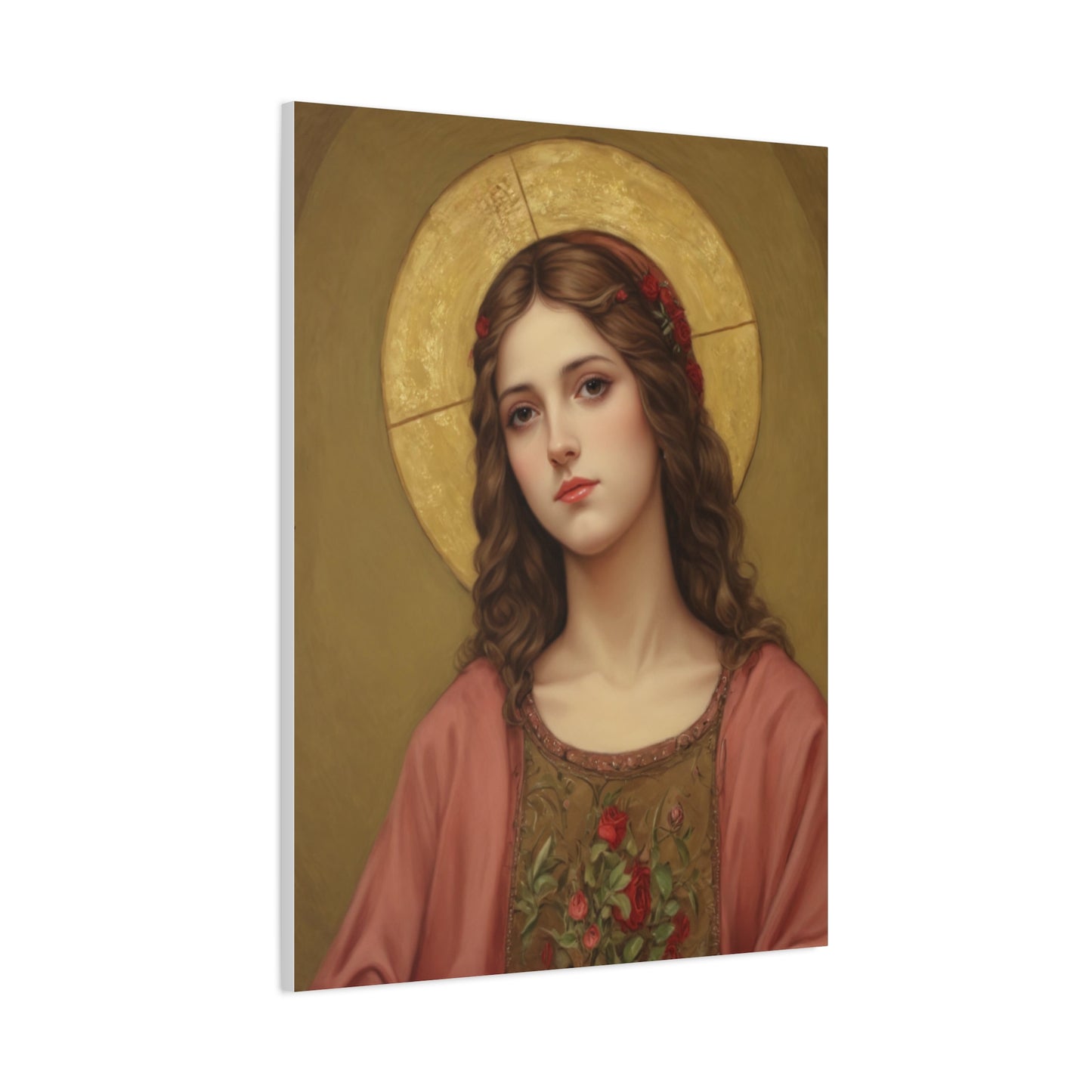 St. Eulalia of Merida Catholic Canvas Wall Art, Christian Decor