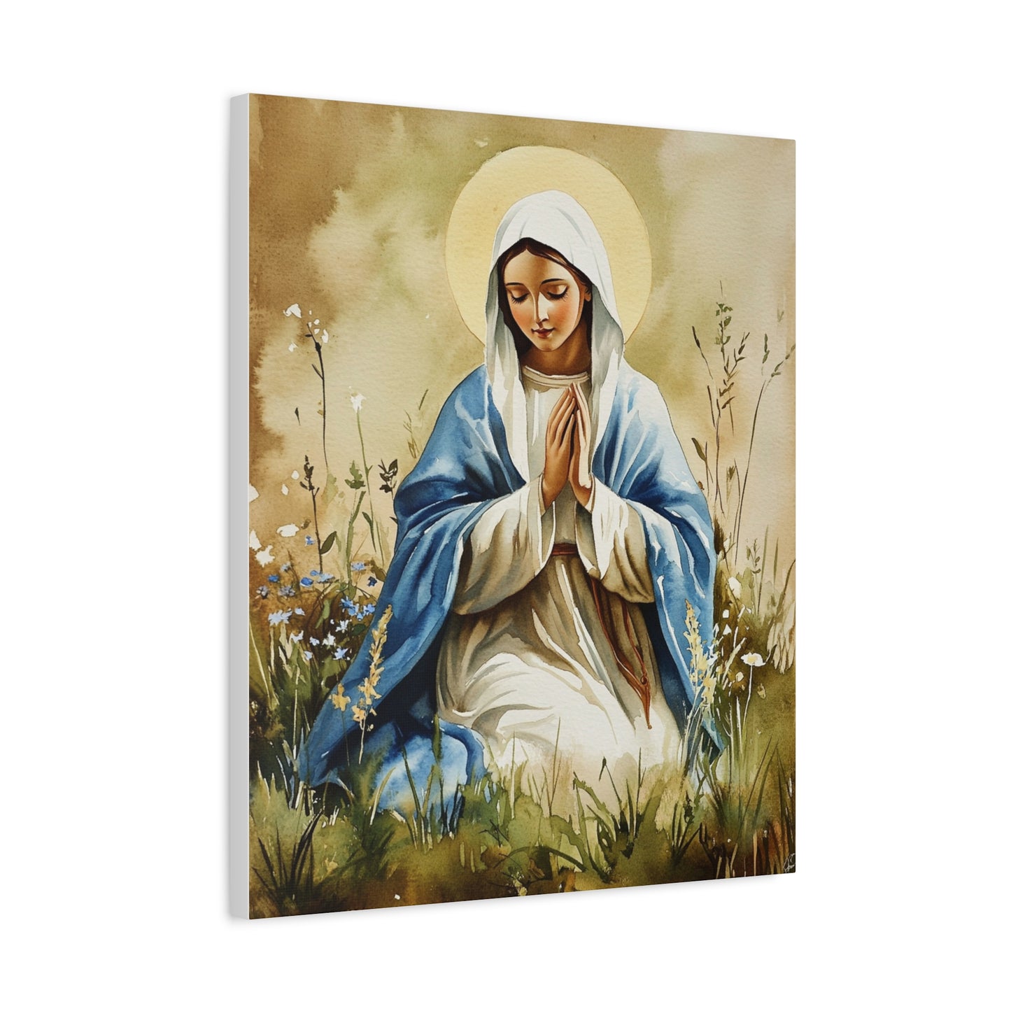 Ready to Hang - Our Lady The Most Holy Mary Catholic Canvas Wall Art, Christian Decor