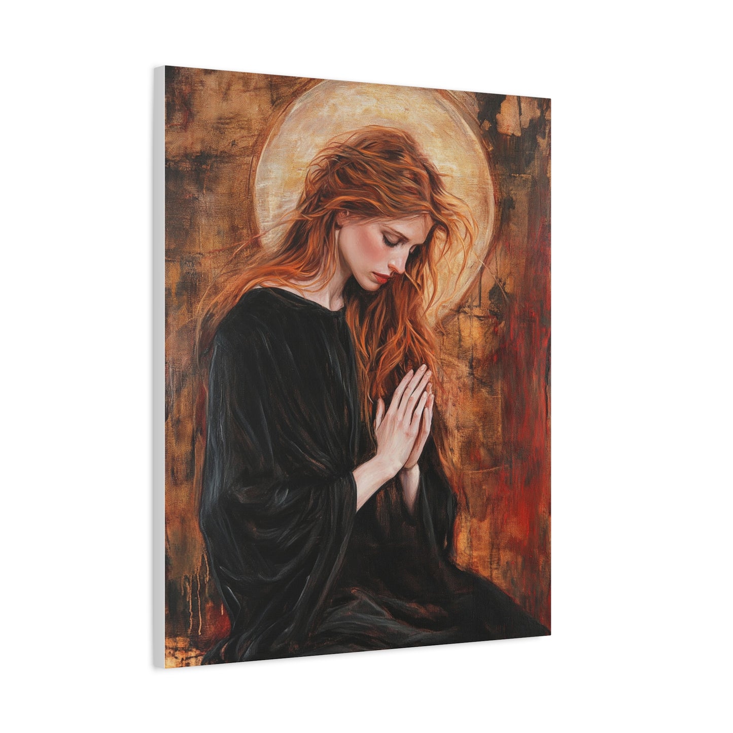 St. Mary Magdalene Catholic Canvas Wall Art, Christian Decor