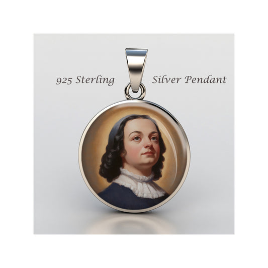 Saint Caroline Chisholm Catholic sterling silver 925 Christian Medal Patron image 0