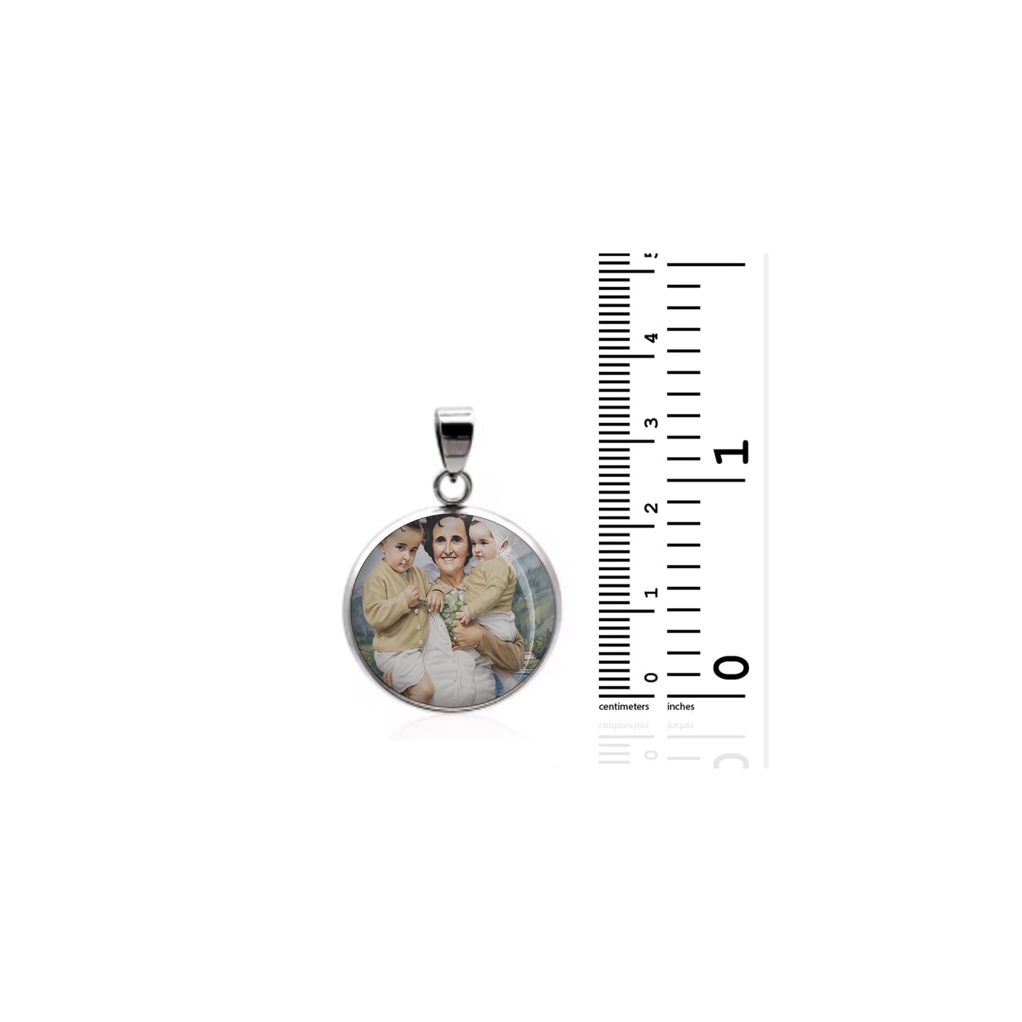Saint Gianna Beretta Molla Catholic sterling silver 925 Christian Medal Patron image 1