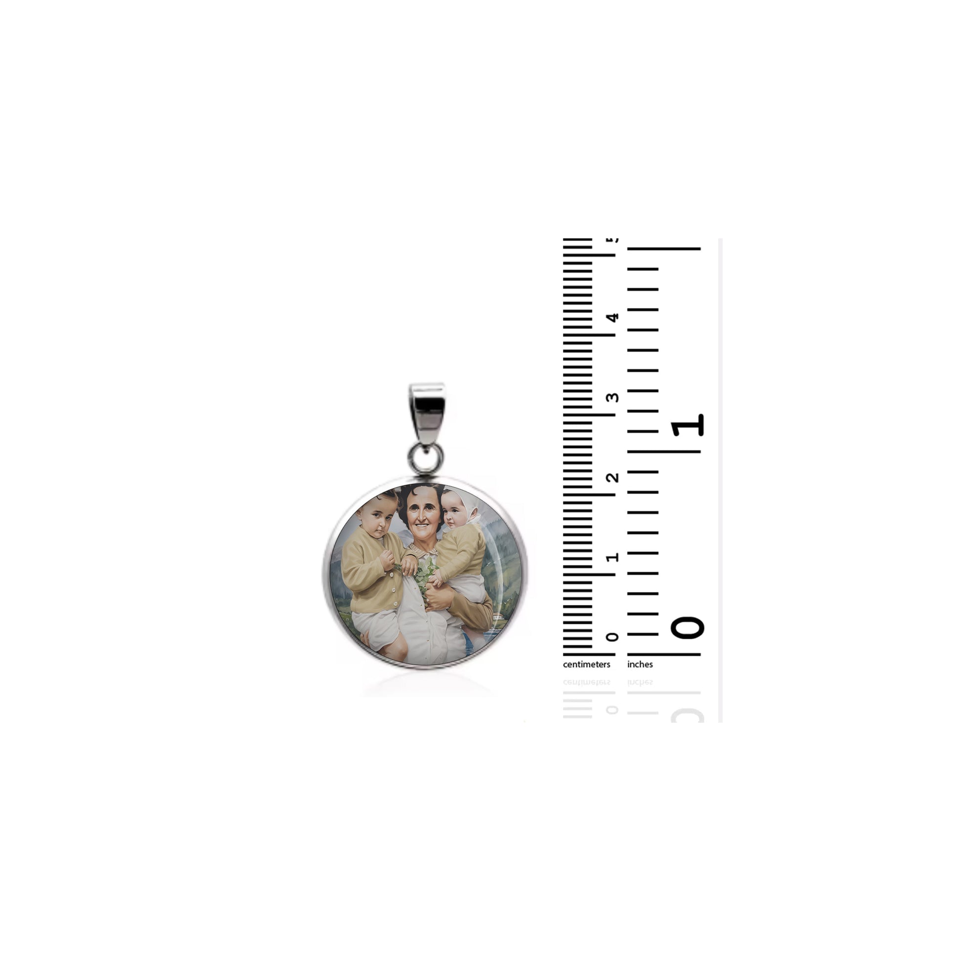 Saint Gianna Beretta Molla Catholic sterling silver 925 Christian Medal Patron image 1
