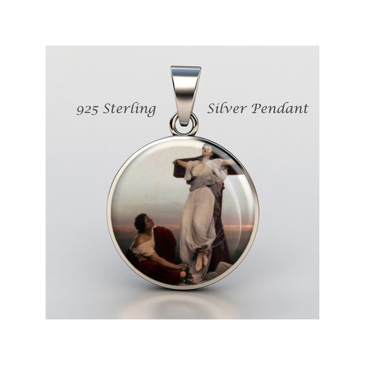 Saint Julia Corsica Gabriel Cornelius Von Max Martyr sterling silver 925  Medal image 0