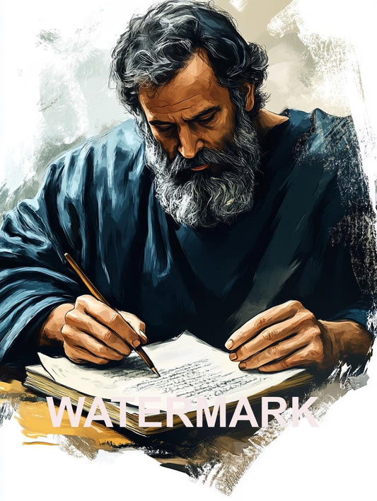 Saint Paul the Apostle Religious Art Digital Image image 0