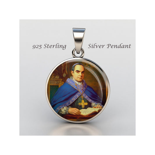 Saint Anthony Mary Claret Religious Devotional sterling silver 925 Christian Medal Patron