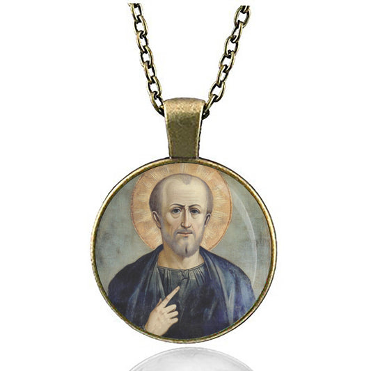 St. Paul Necklace Medal Pendant Christian Religious Jewelry