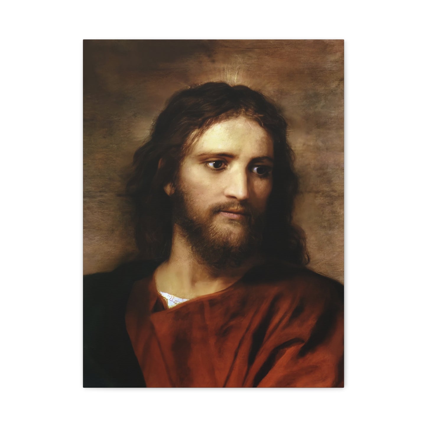 Ready to Hang - Christ at Thirty Three - Hofmann - Catholic Canvas Wall Art, Christian Decor