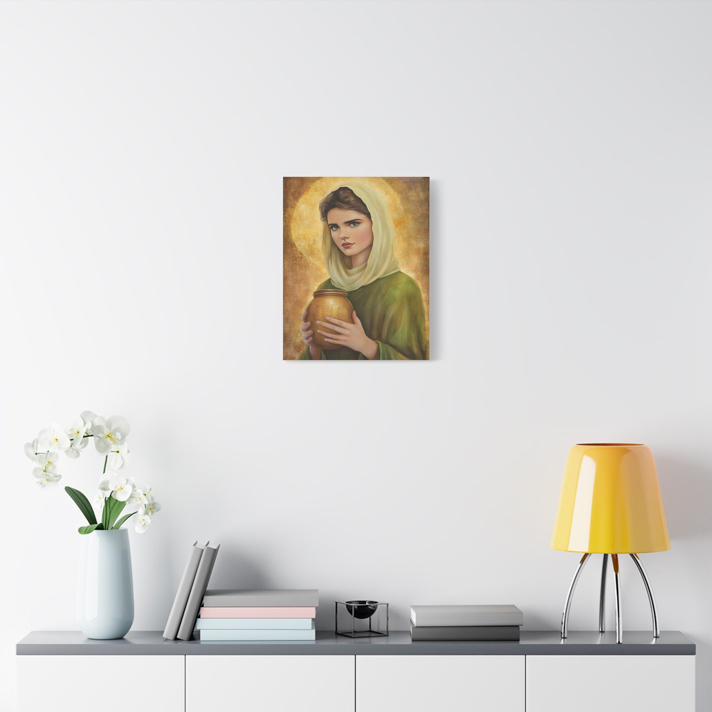 Ships from USA - St Anastasia Religious Canvas Wall Art, Christian Decor