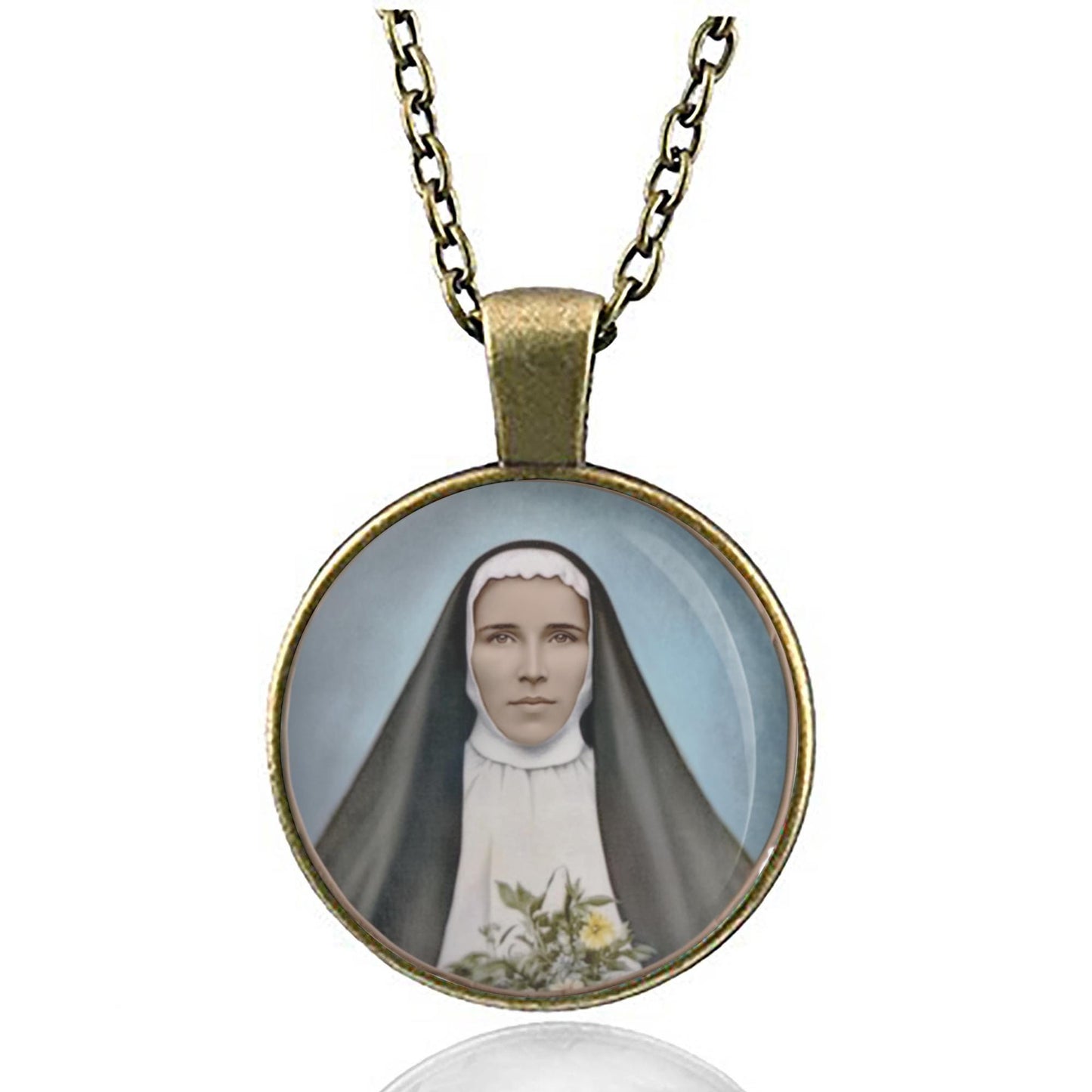 Blessed Mother Marianne Cope Catholic Necklace Medal Patron Saint  Pendant Marianne of Molokai NEW