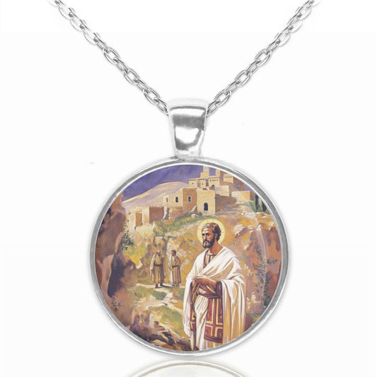 St Lazarus of Bethany Orthodox Necklace Medal Pendant Religious