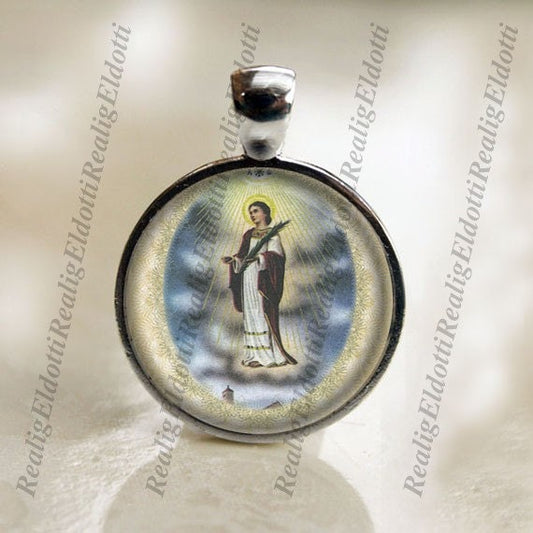 Saint Emerentiana - Religious Christian Catholic Medal Pendant Charm