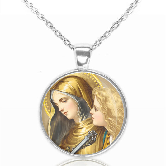 Saint Frances of Rome Handcrafted Necklace