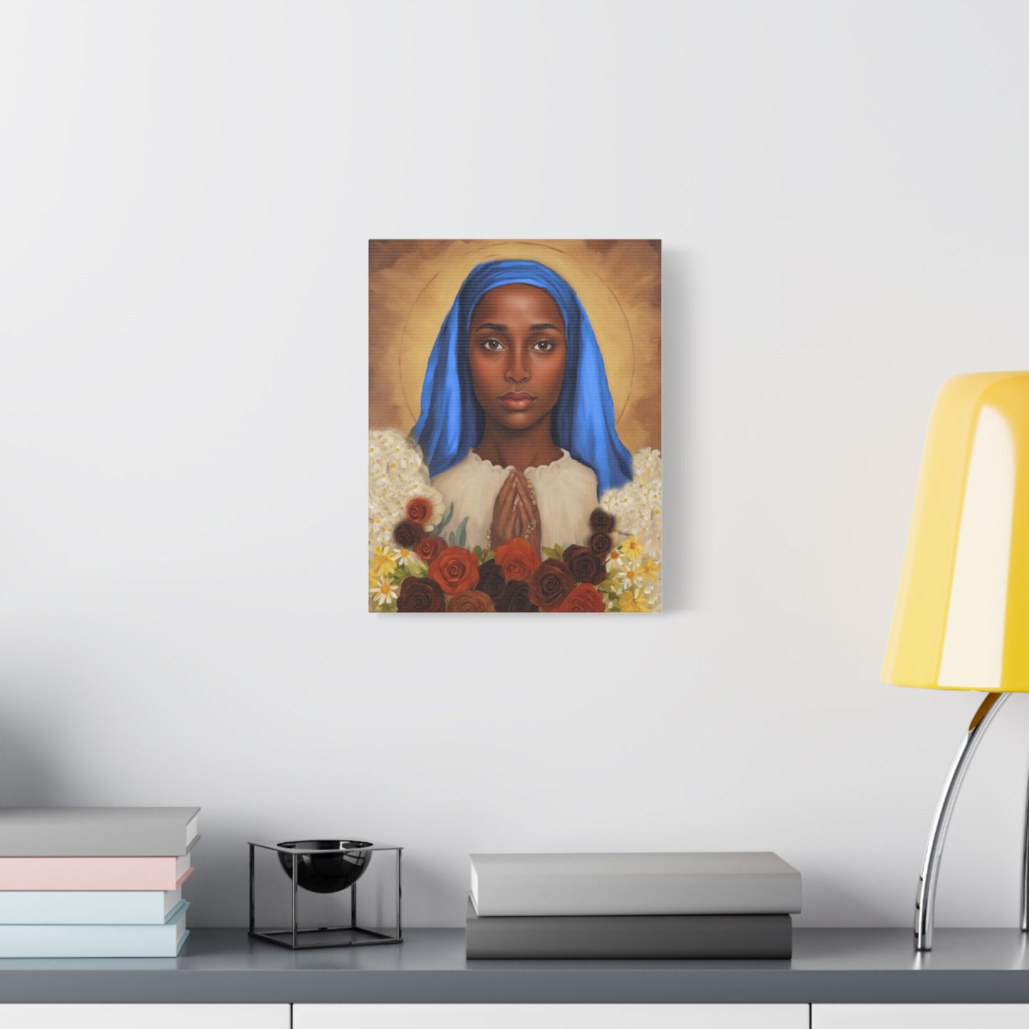 Our Lady of Kibeho Catholic Canvas Wall Art, Christian Decor